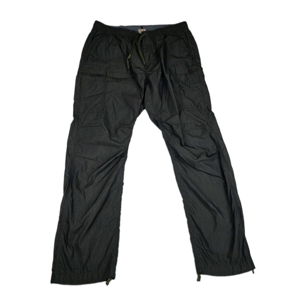 Relwen Windpant Joggers Mens 2X Gray Nylon Spandex Stretch Elastic Waist Pants